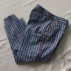 Women's Crown & Ivy Printed Cropped Dress Pants - Sz. 10